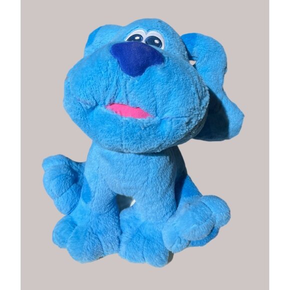 Nickelodeon 15" Big Hugs Blue Plush Stuffed Animal Toy Dog  PUppy Blues Clues - Picture 1 of 6